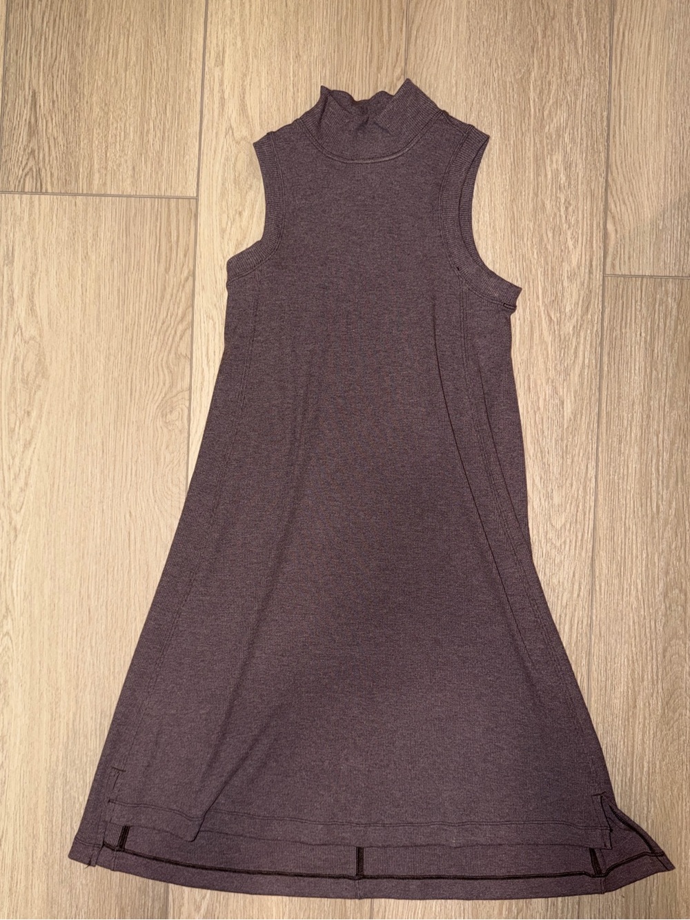 Lululemon Sleeveless Mock Neck A-Line Dress - Plum